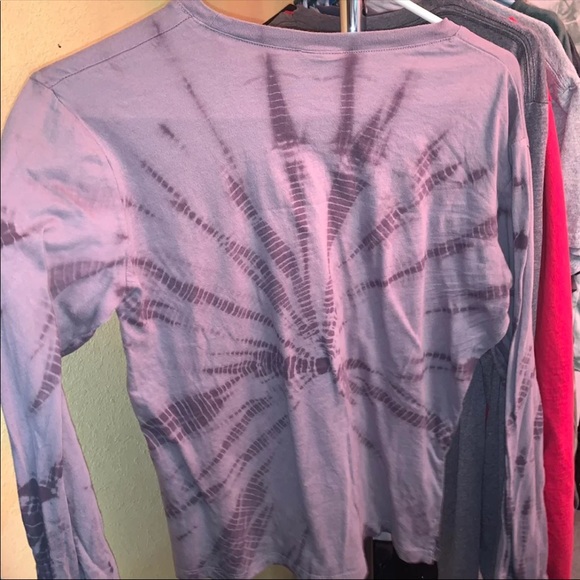 Long sleeve tie dye long sleeve vans top - Picture 4 of 5